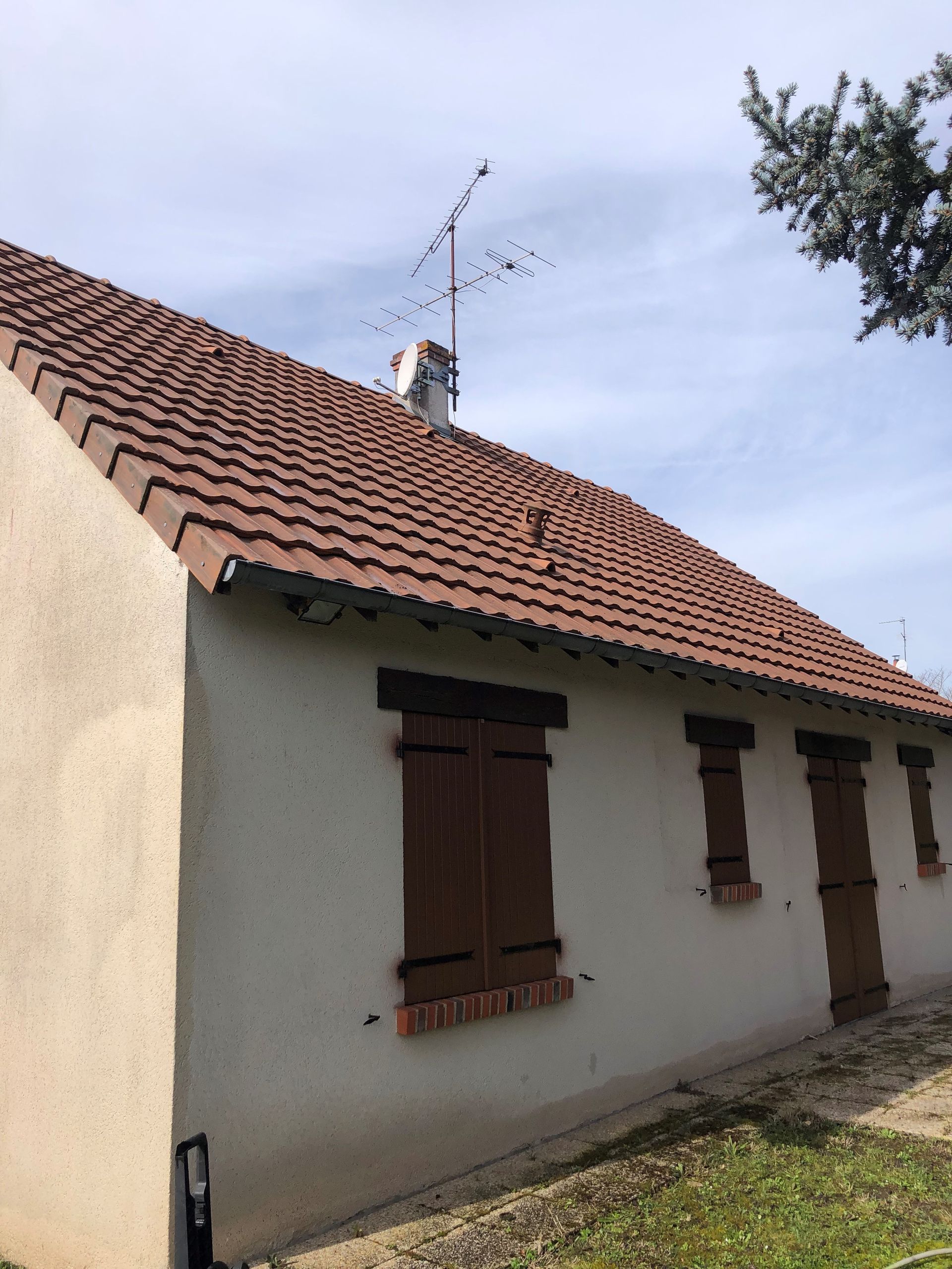 façade avant nettoyage