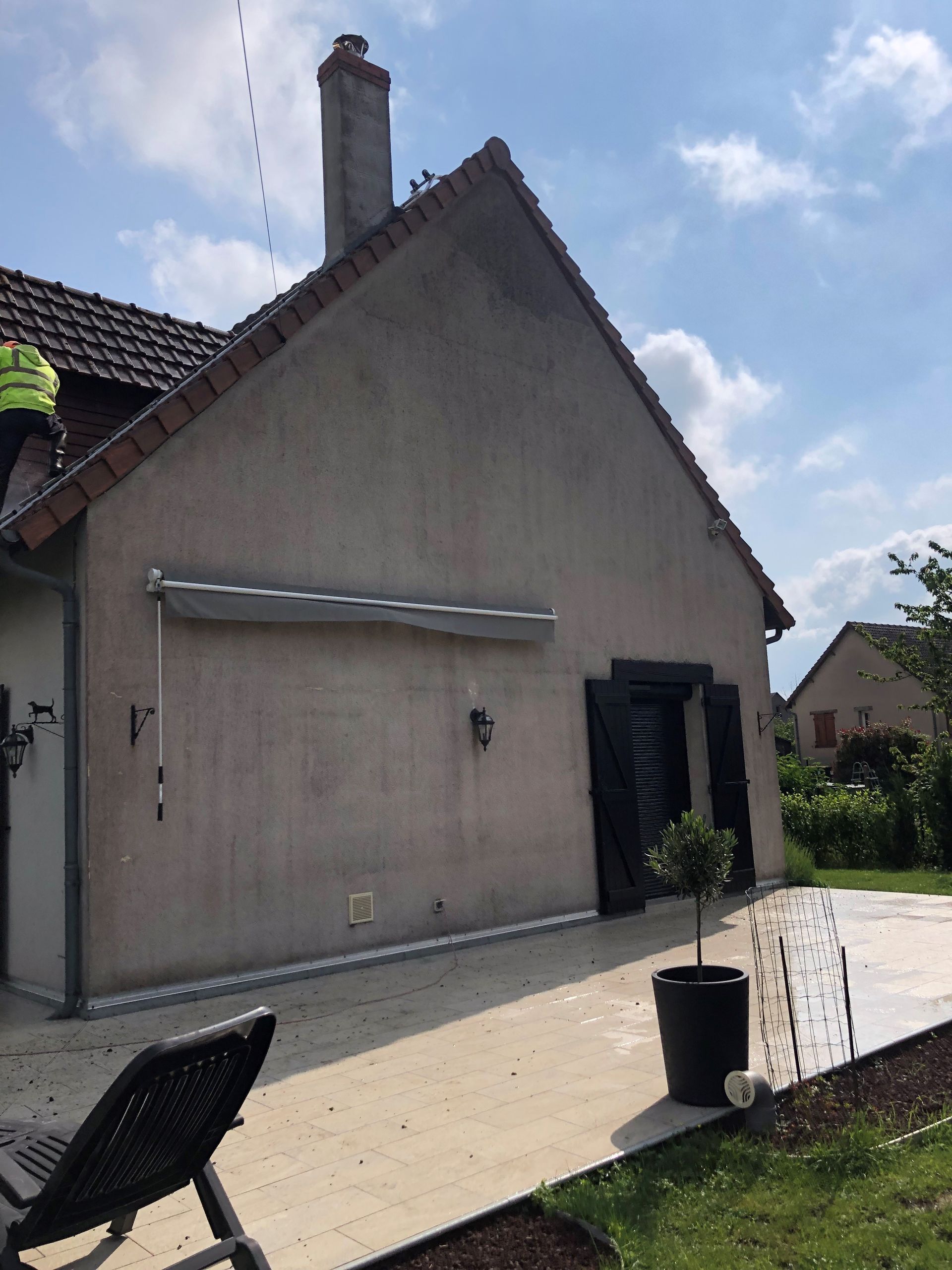 Avant nettoyage façade