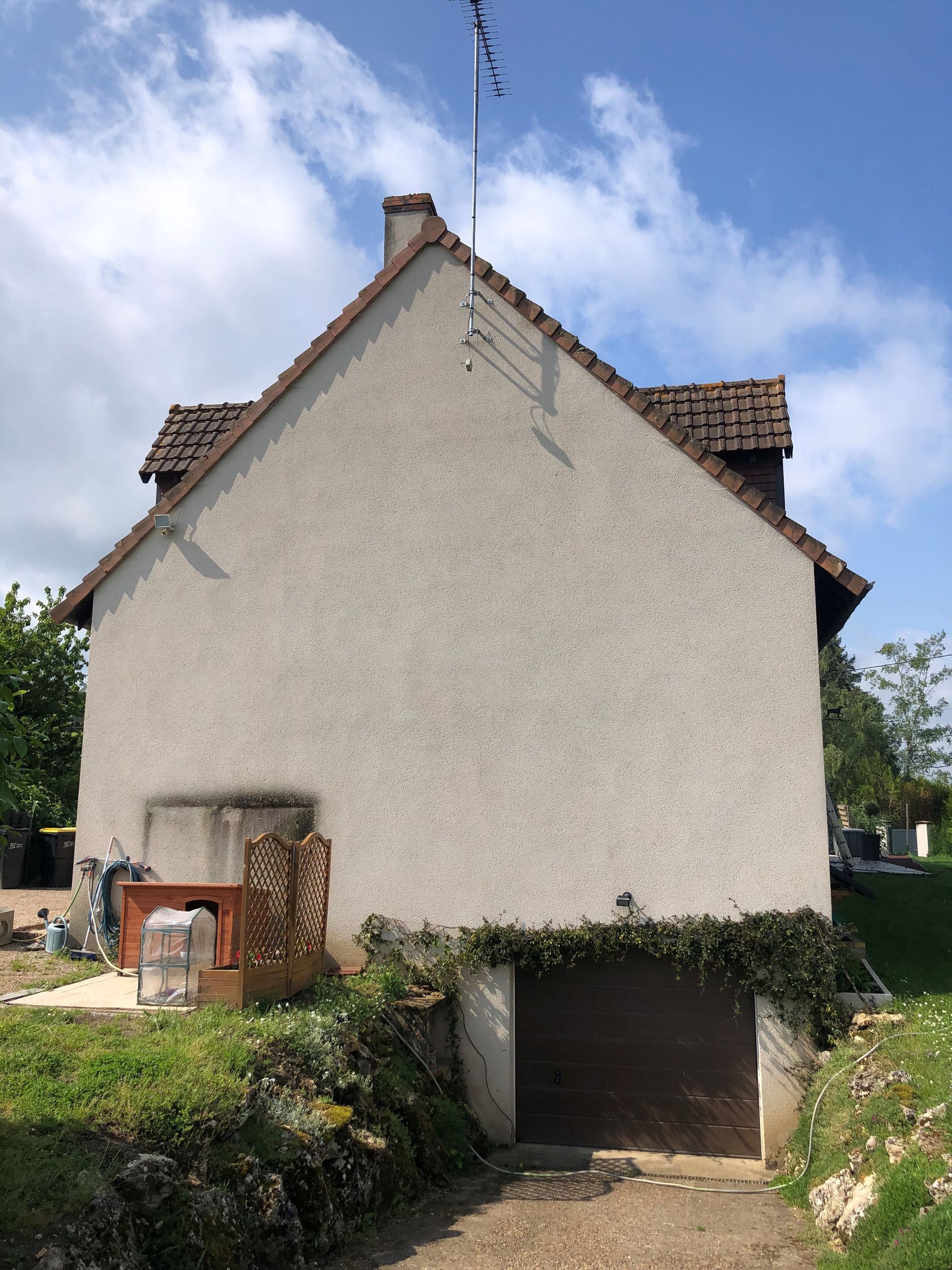 peinture façade beige