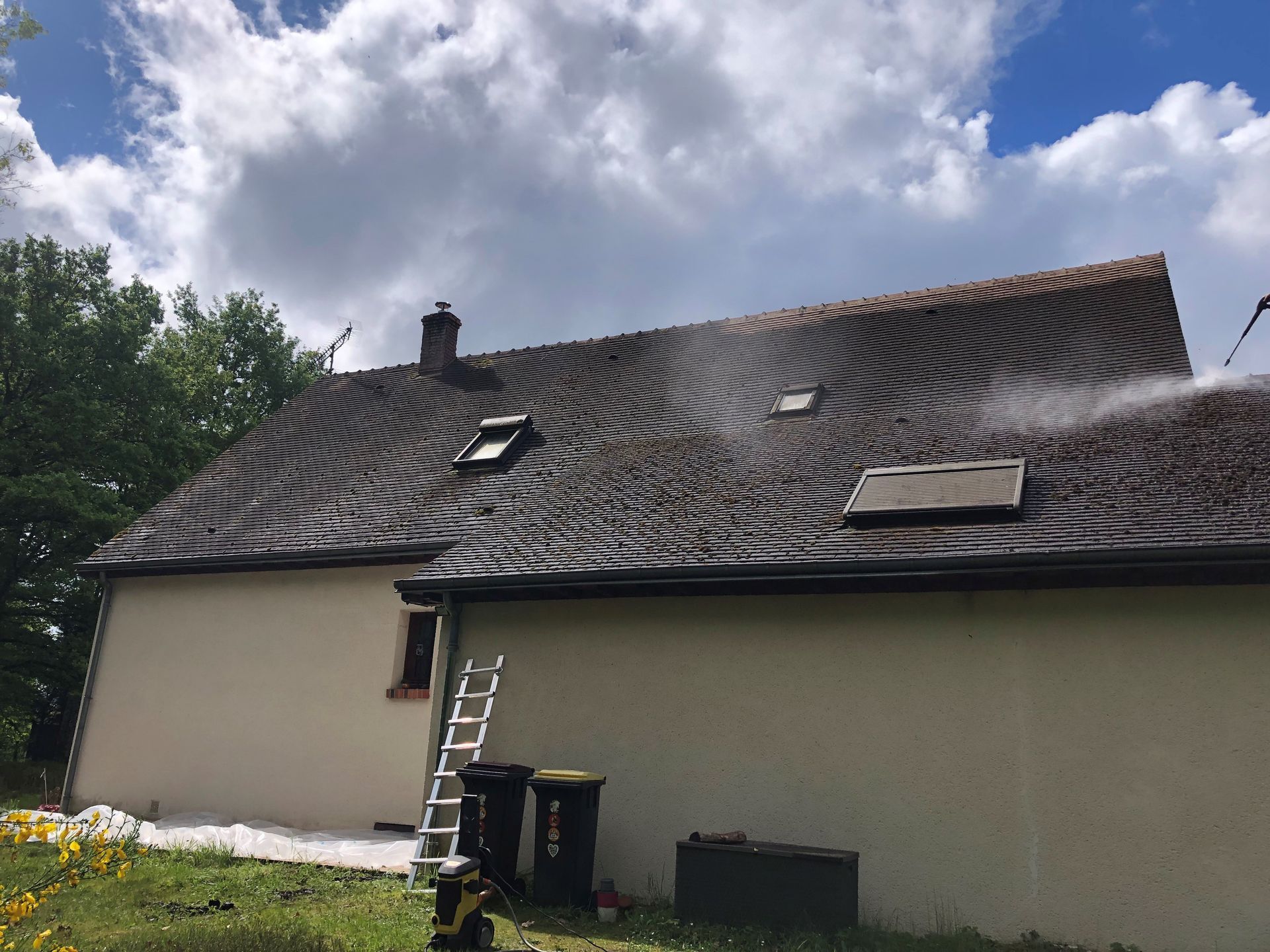 nettoyage toiture Avant