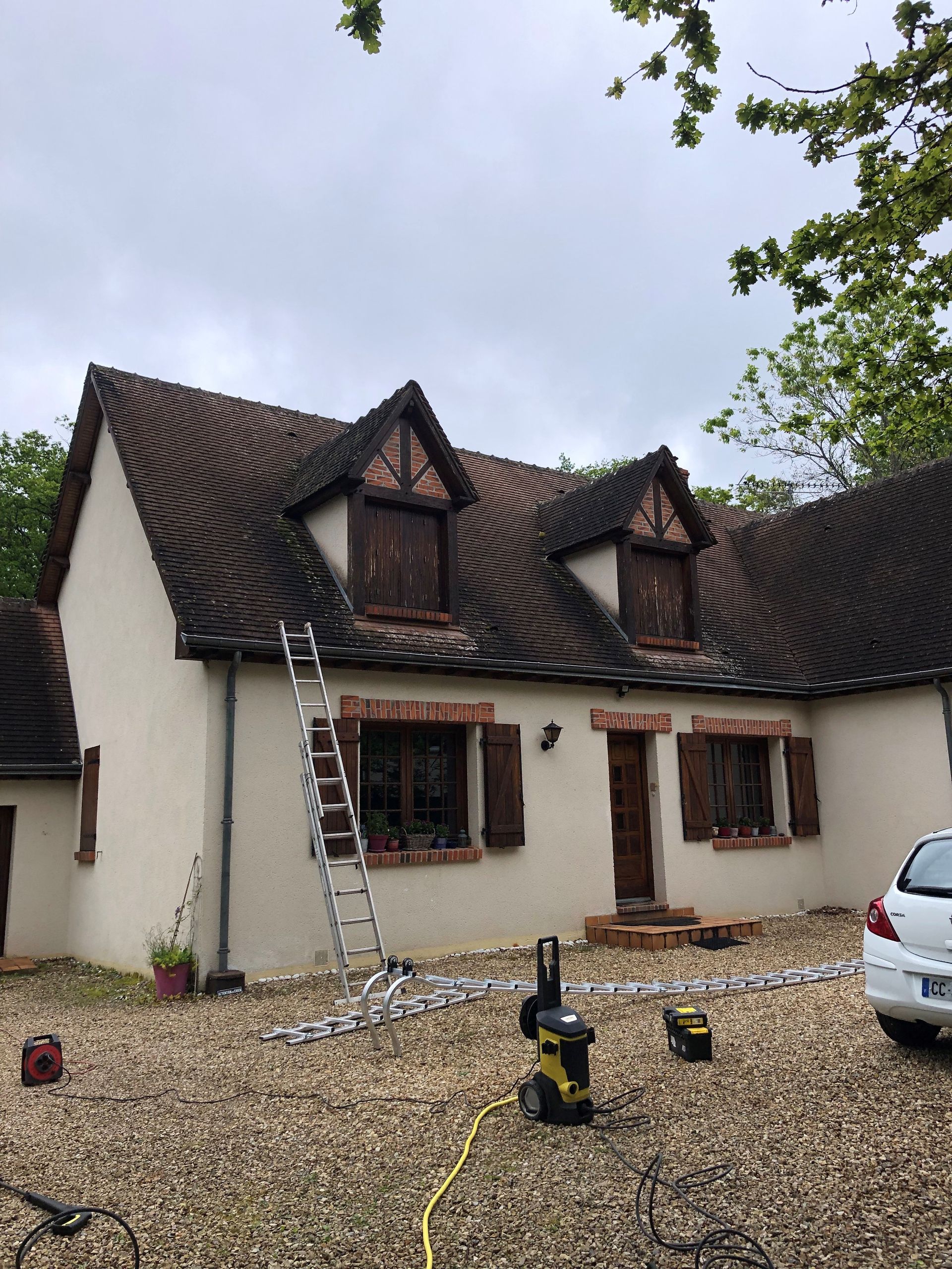 nettoyage toiture Avant