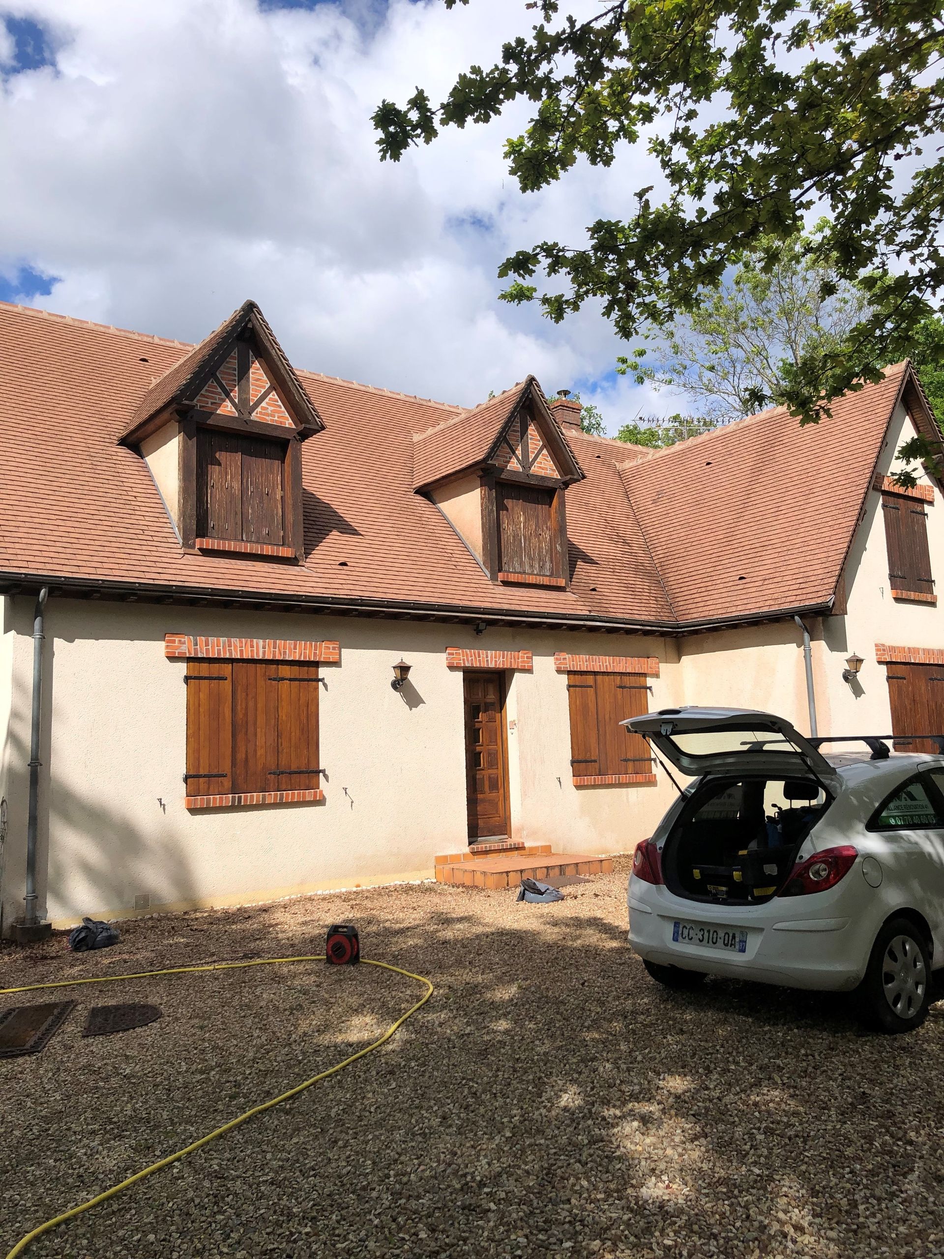 nettoyage toiture Après