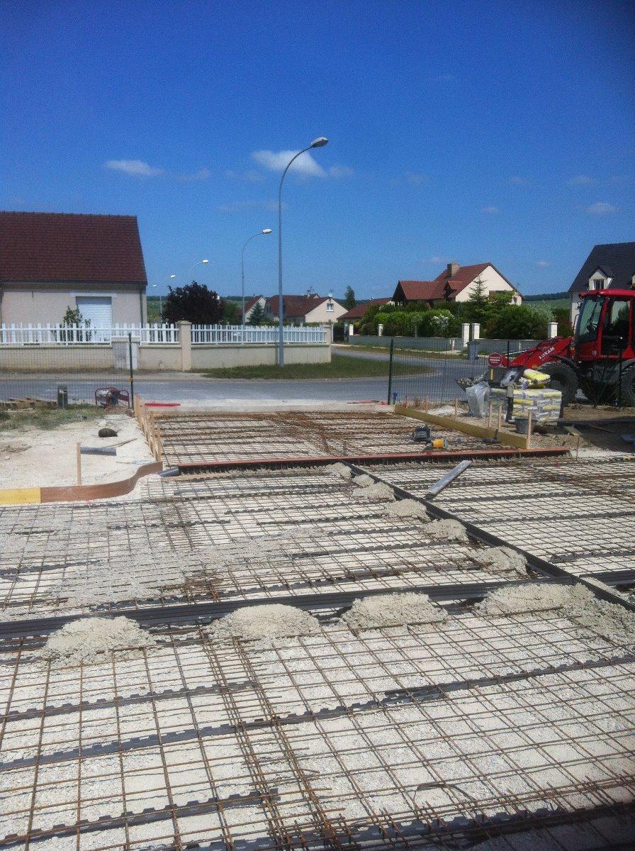 Fondation d'une maison