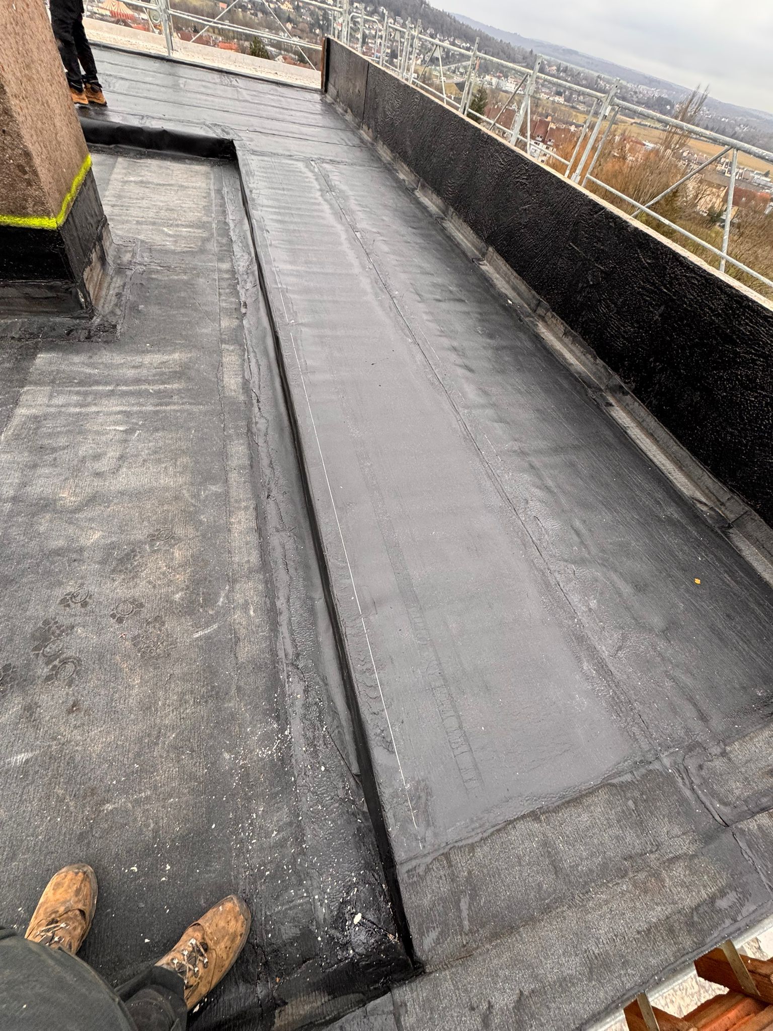 Couverture en étanchéité bitumée