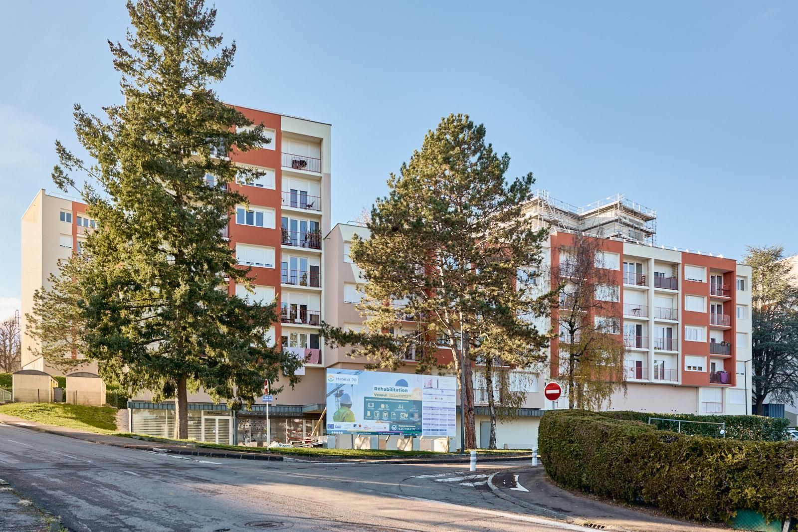 Immeubles d'appartement réhabilités : Logements sociaux