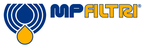 Industrielles Wasserfiltersystem aus Edelstahl mit Griff und Rädern.