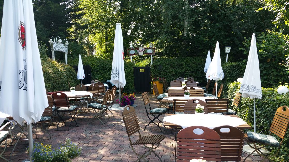 Außenbereich von Gaststätte Haus Köller