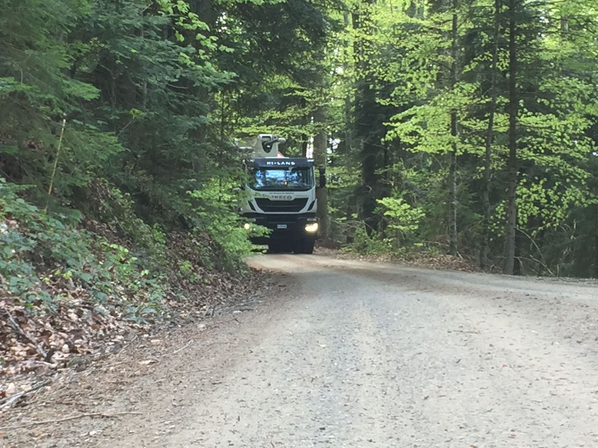 Unsere Fahrmischer-Pumpe im Einsatz