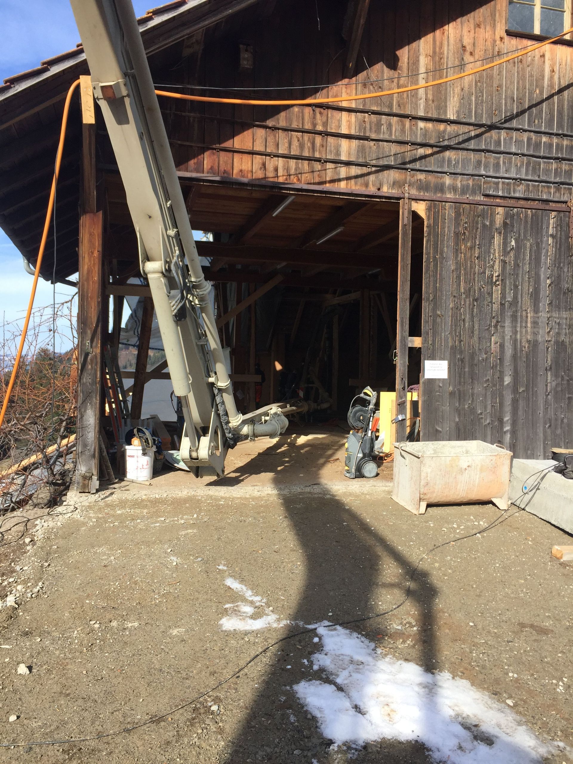 Unsere Fahrmischer-Pumpe im Einsatz