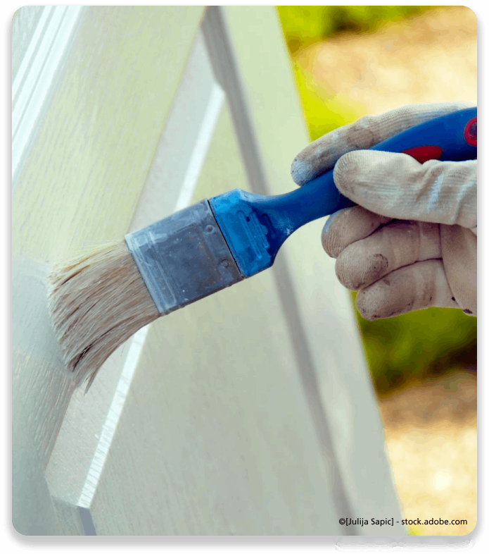 Lackanstrich für Holzoberfläche