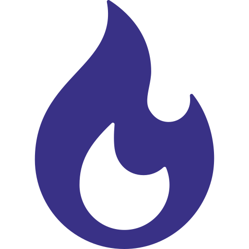 Ein Feuersymbol