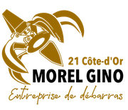Logo : Morel Gino, Entreprise de débarras, 21 Côte-d'Or.