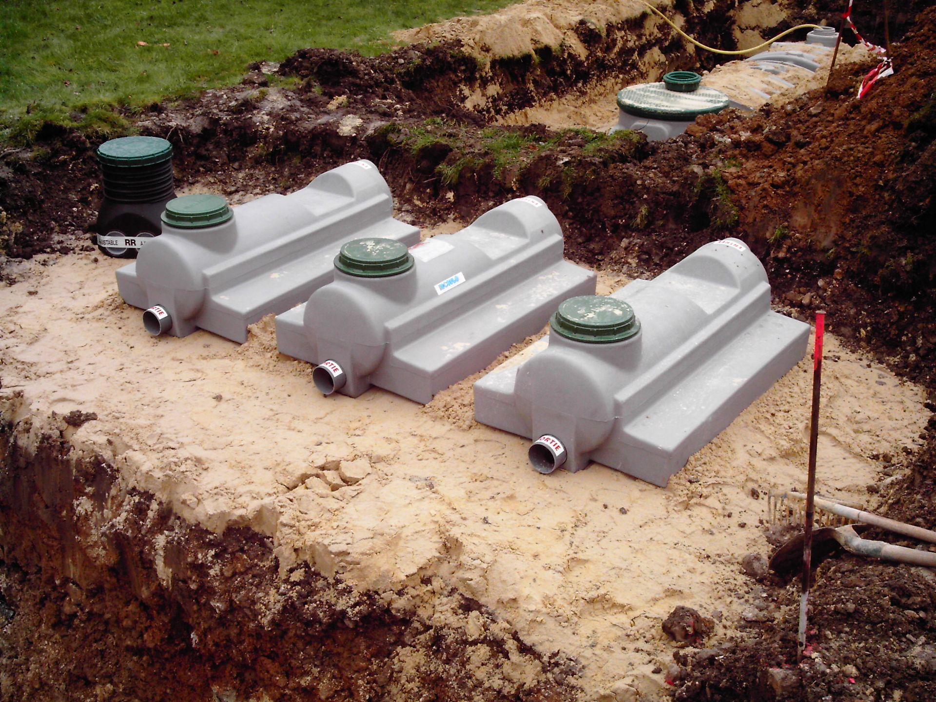 Mise en place d'un système d'assainissement