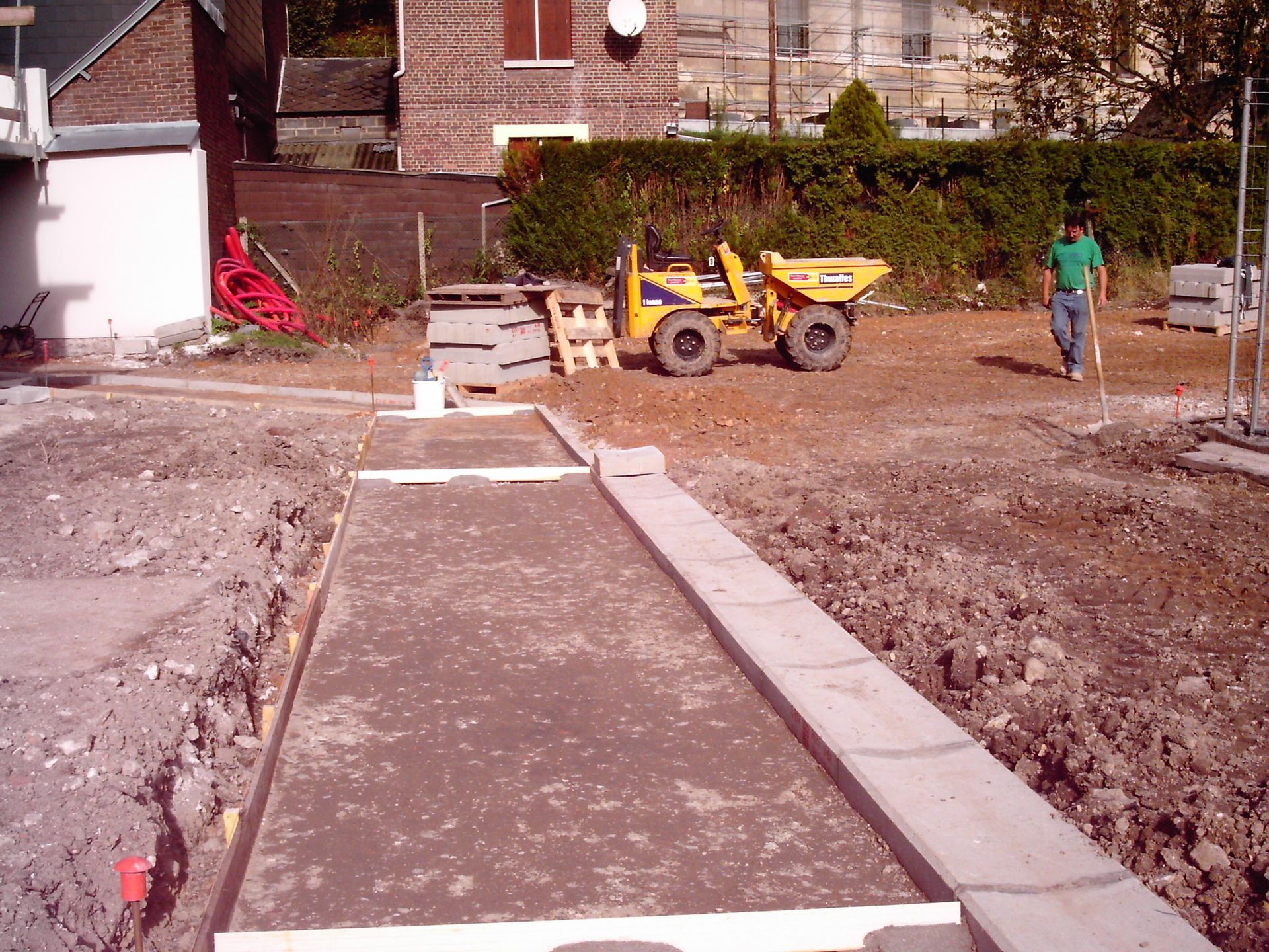 Chantier en cours de nivellement