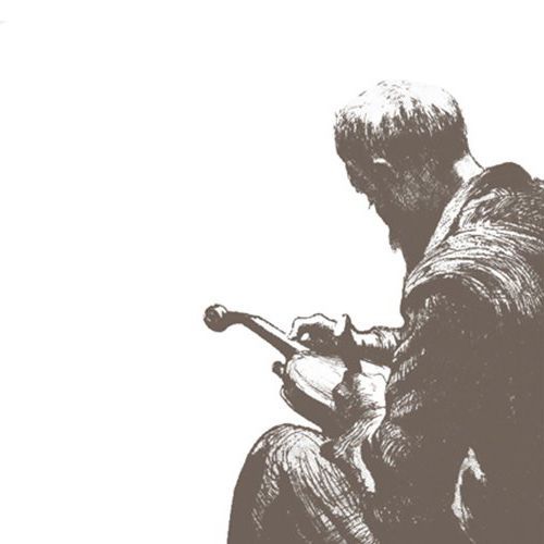 Illustration luthier fabriquant un violon