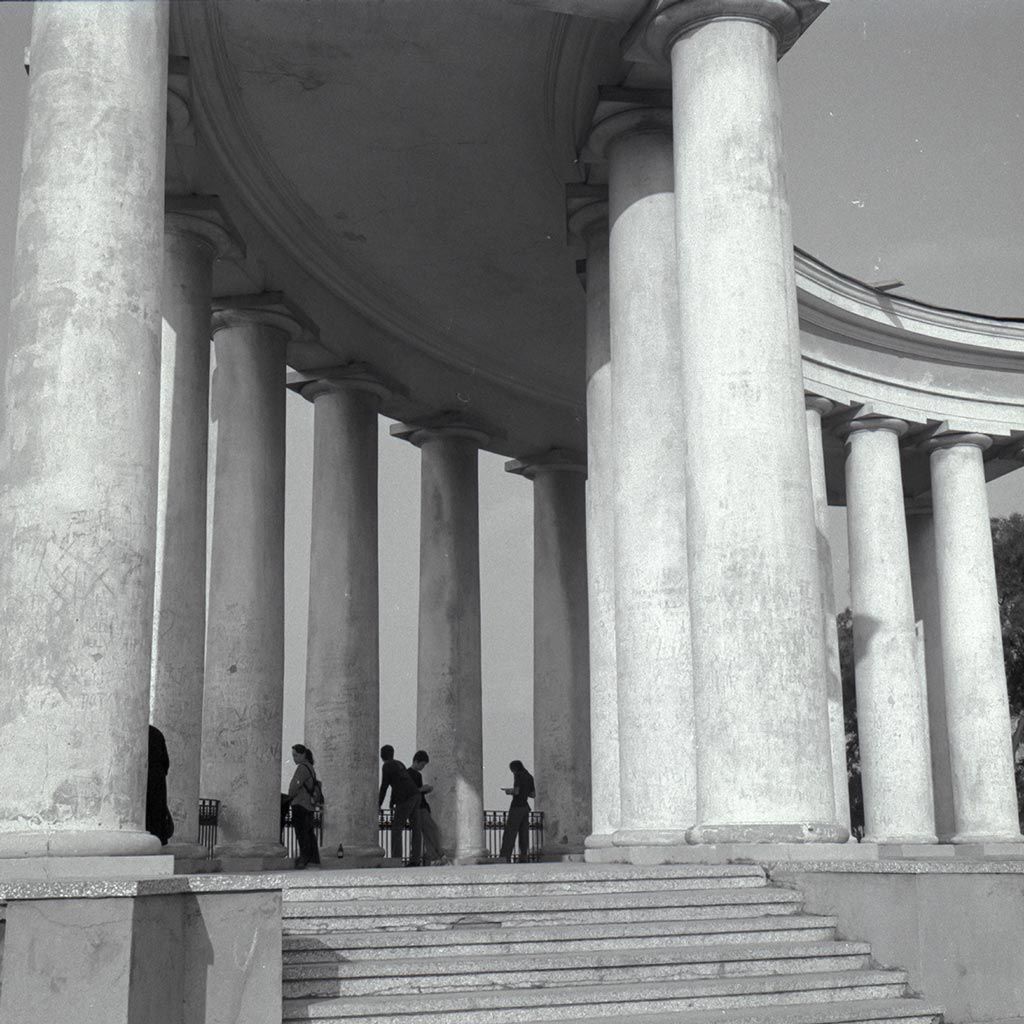 Colonnes tournage film