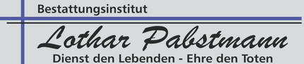 Logo von der Lothar Pabstmann Bestattungen OHG