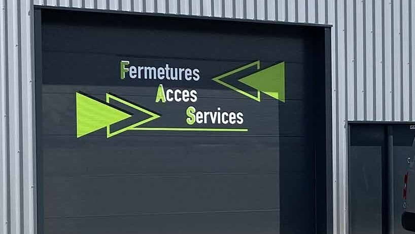Porte du garage de Fermetures Accès Services