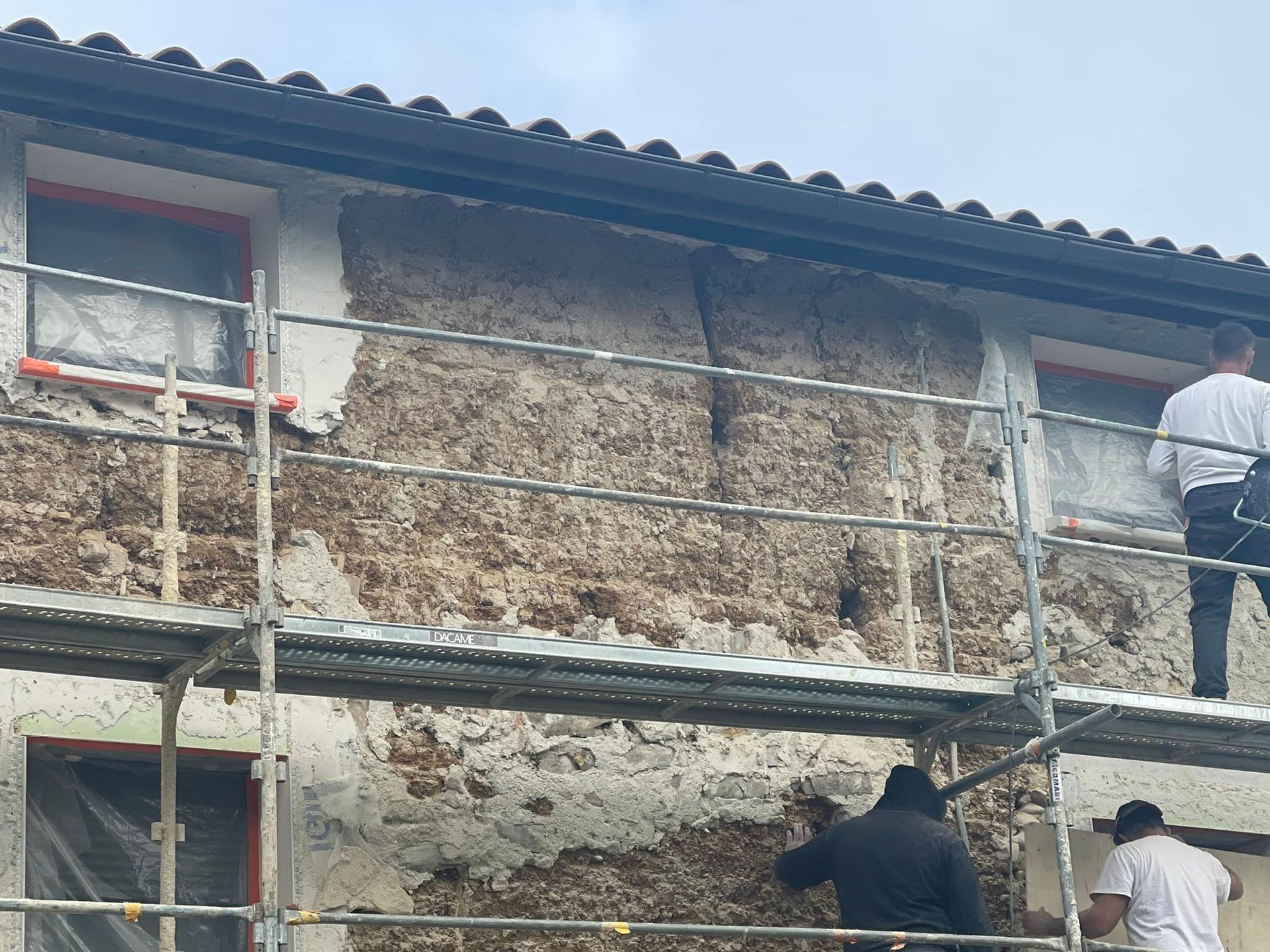 Vieille maison traditionnelle en pisé