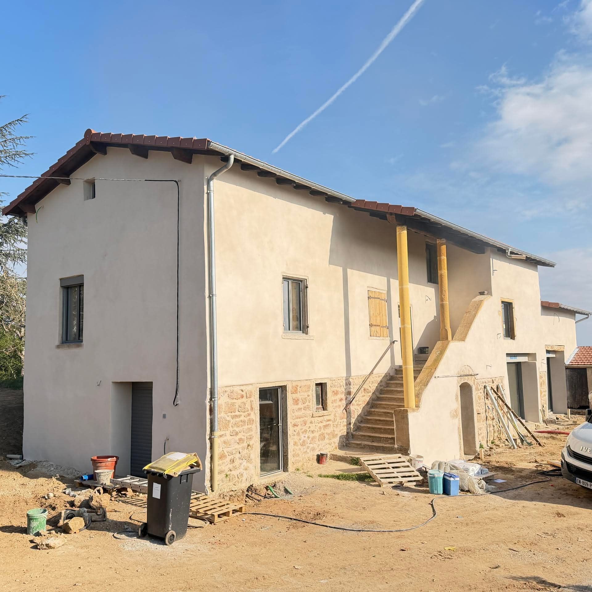 Maison traditionnelle après ravalement de façade