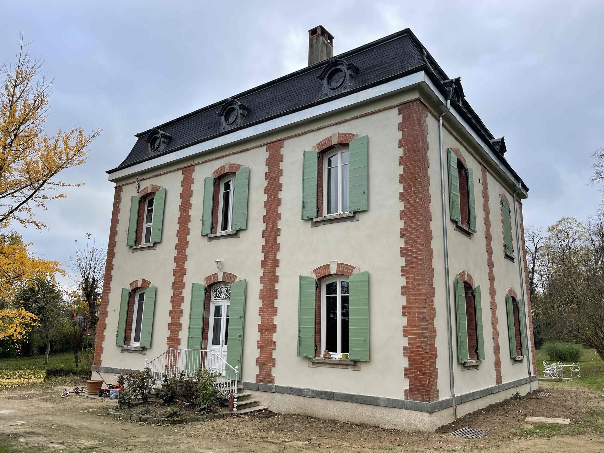 Rénovation de façade d'un hôtel particulier à Tassin