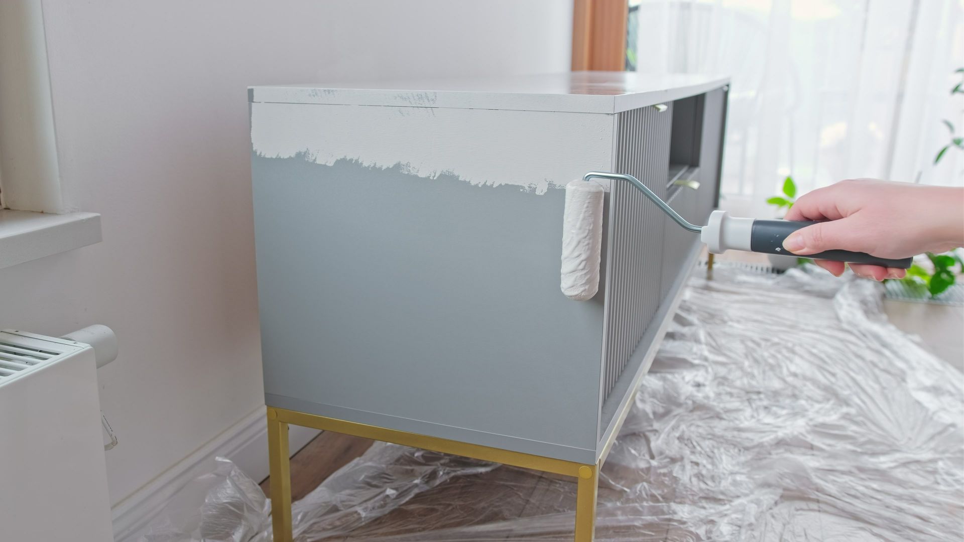 Peinture d'un meuble