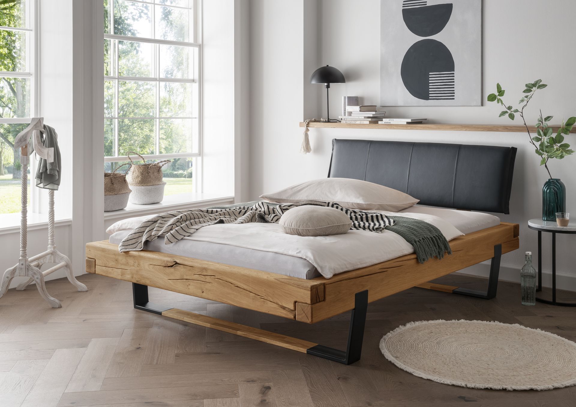 Cadre de lit avec tête de lit Unika Cinall Au Logis Ameublements