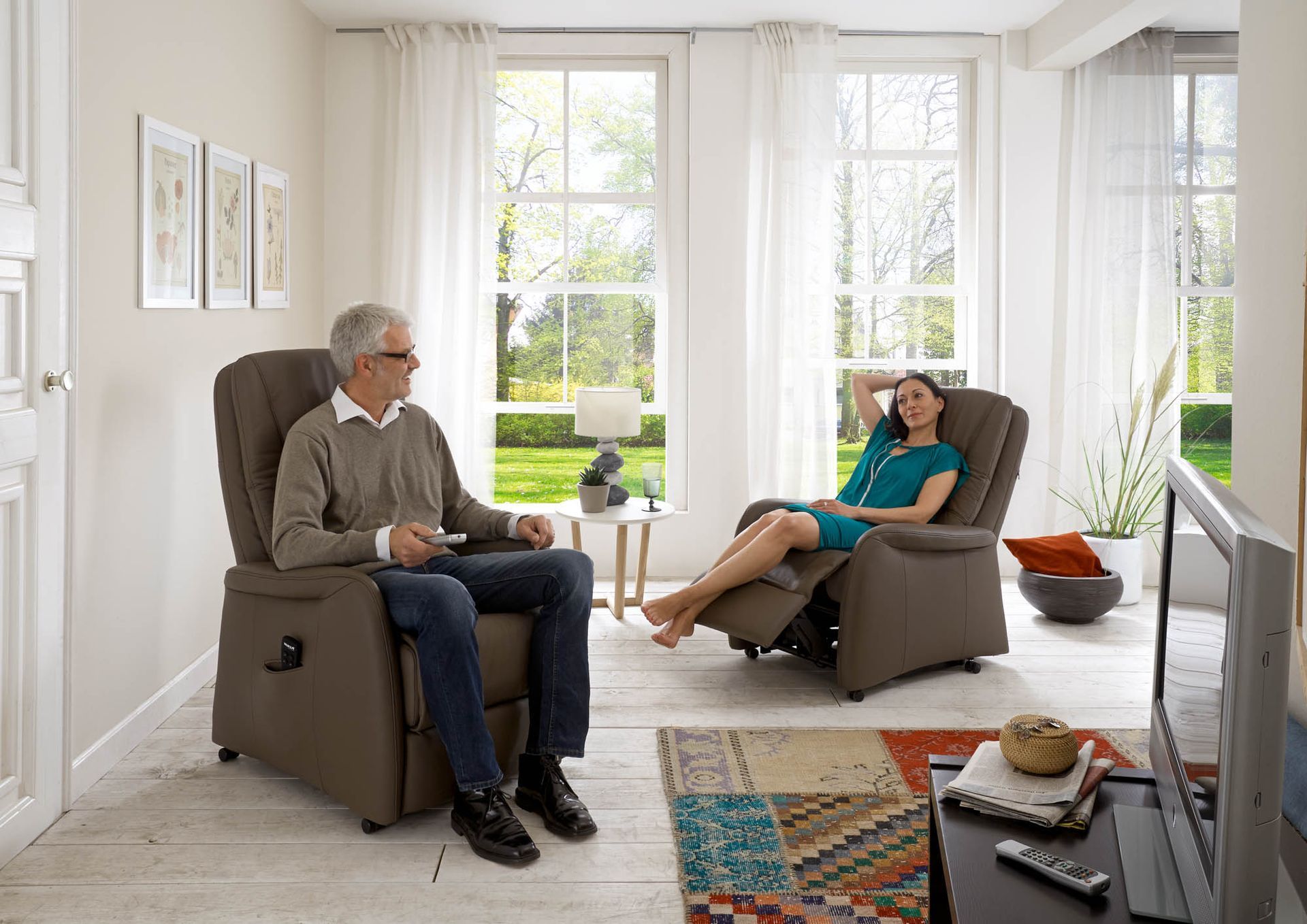 Fauteuil relax électrique HU-AP15035 Hukla Au Logis Ameublements