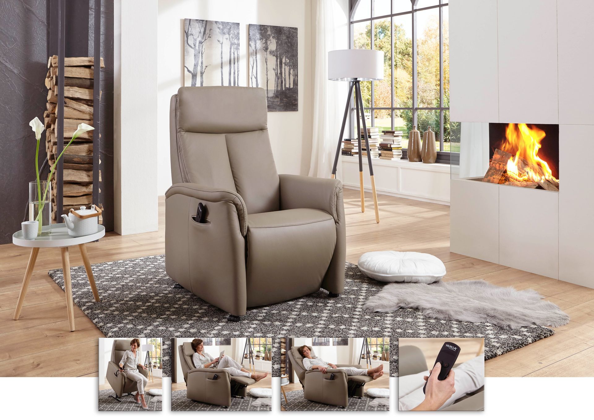 Fauteuil relax Hu-VP16038 Hukla Au Logis Ameublements