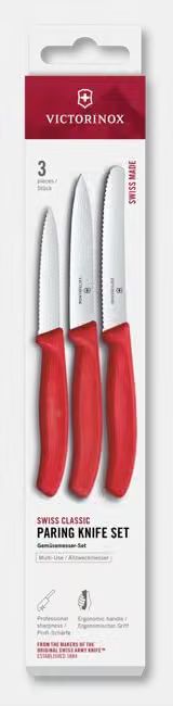 Swiss Classic, set de couteaux d’office, 3 pièces, tranchant lisse Victorinox Au Logis Ameublements