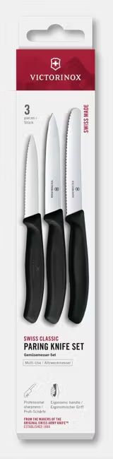 Set de couteaux d’office Swiss Classic, 3 pièces, 11 cm Victorinox Au Logis Ameublements
