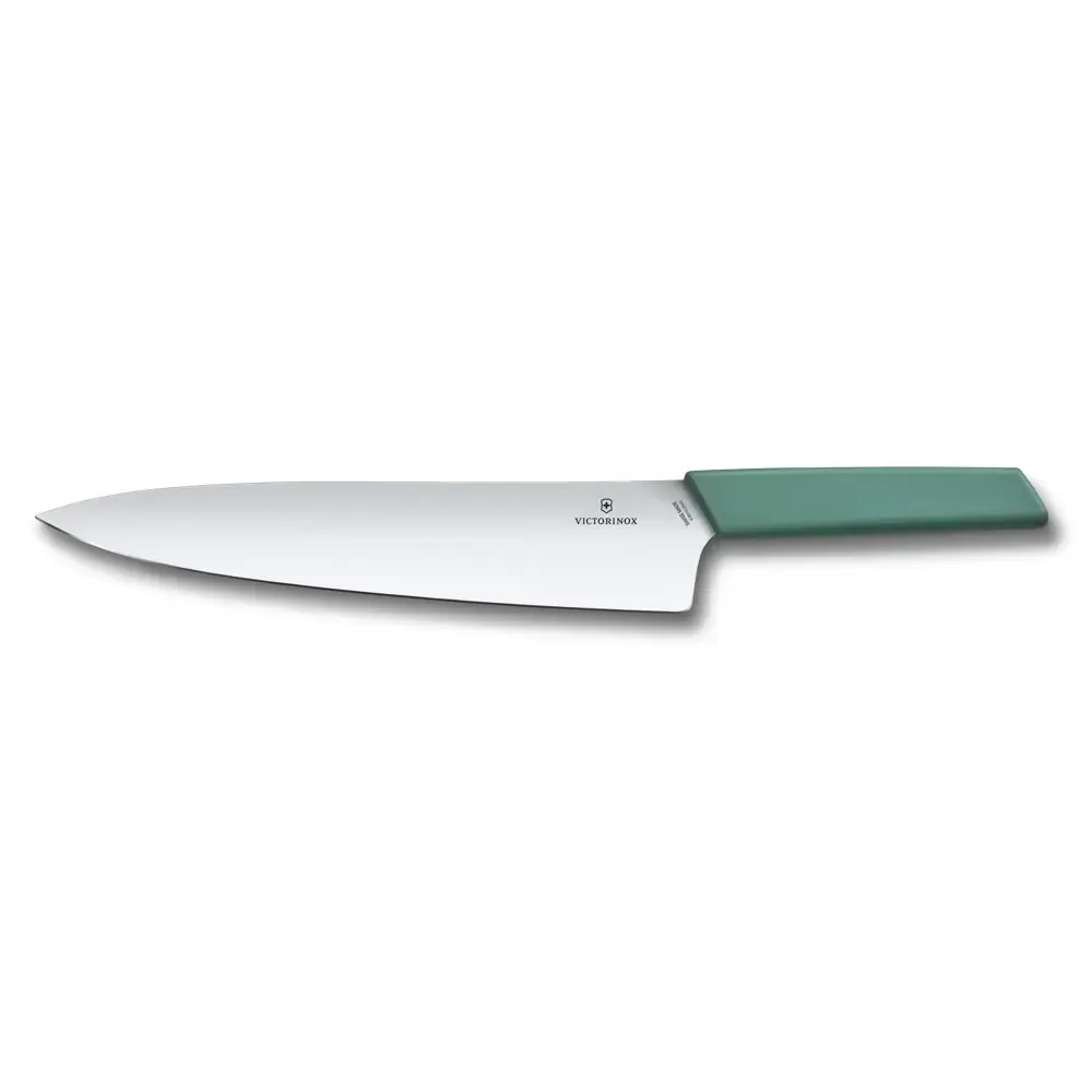 Swiss Modern, couteau de chef, 25 cm, lisse, sauge, blister Victorinox Au Logis Ameublements