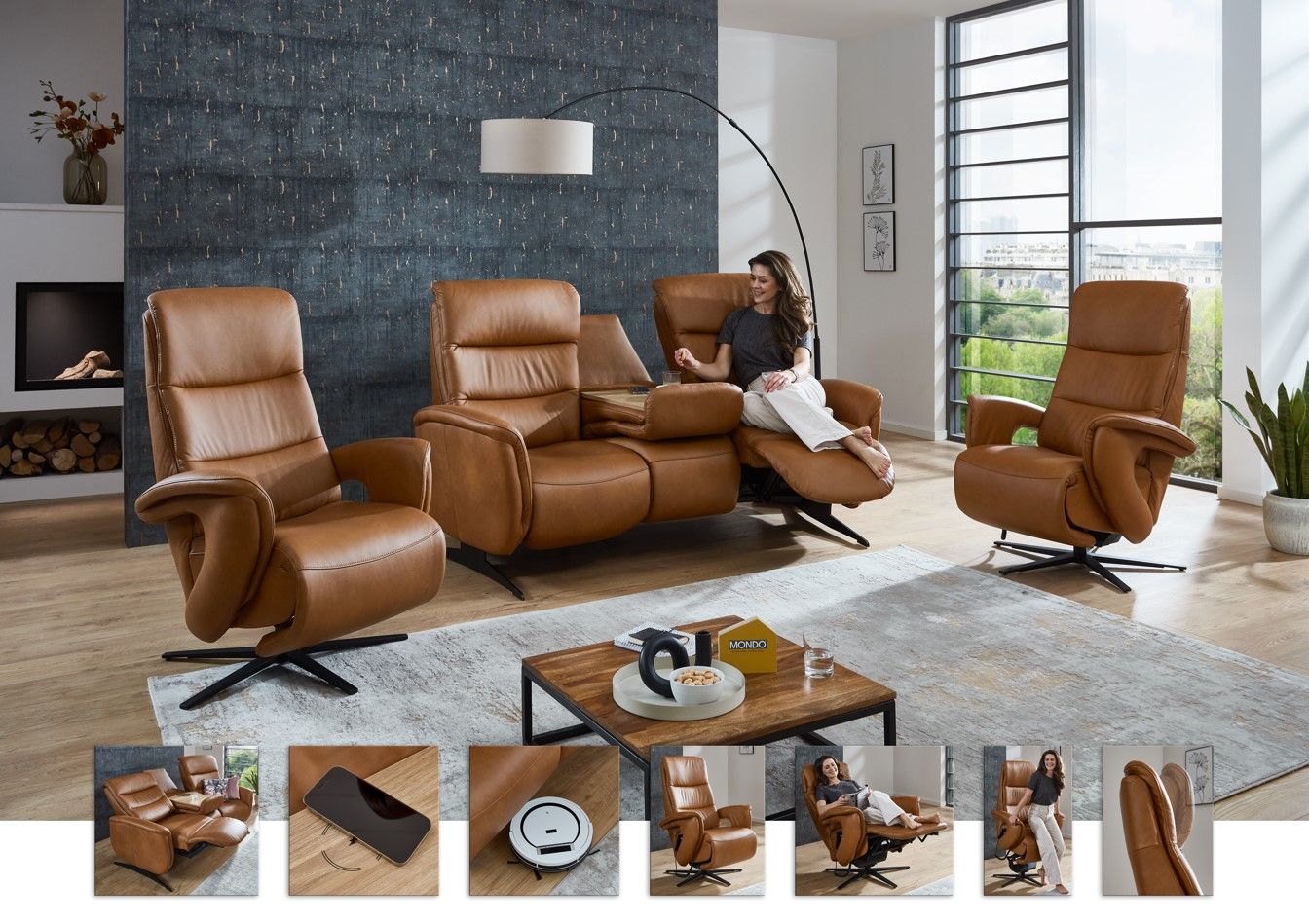 Canapé HU-CL23013 Hukla Au Logis Ameublements