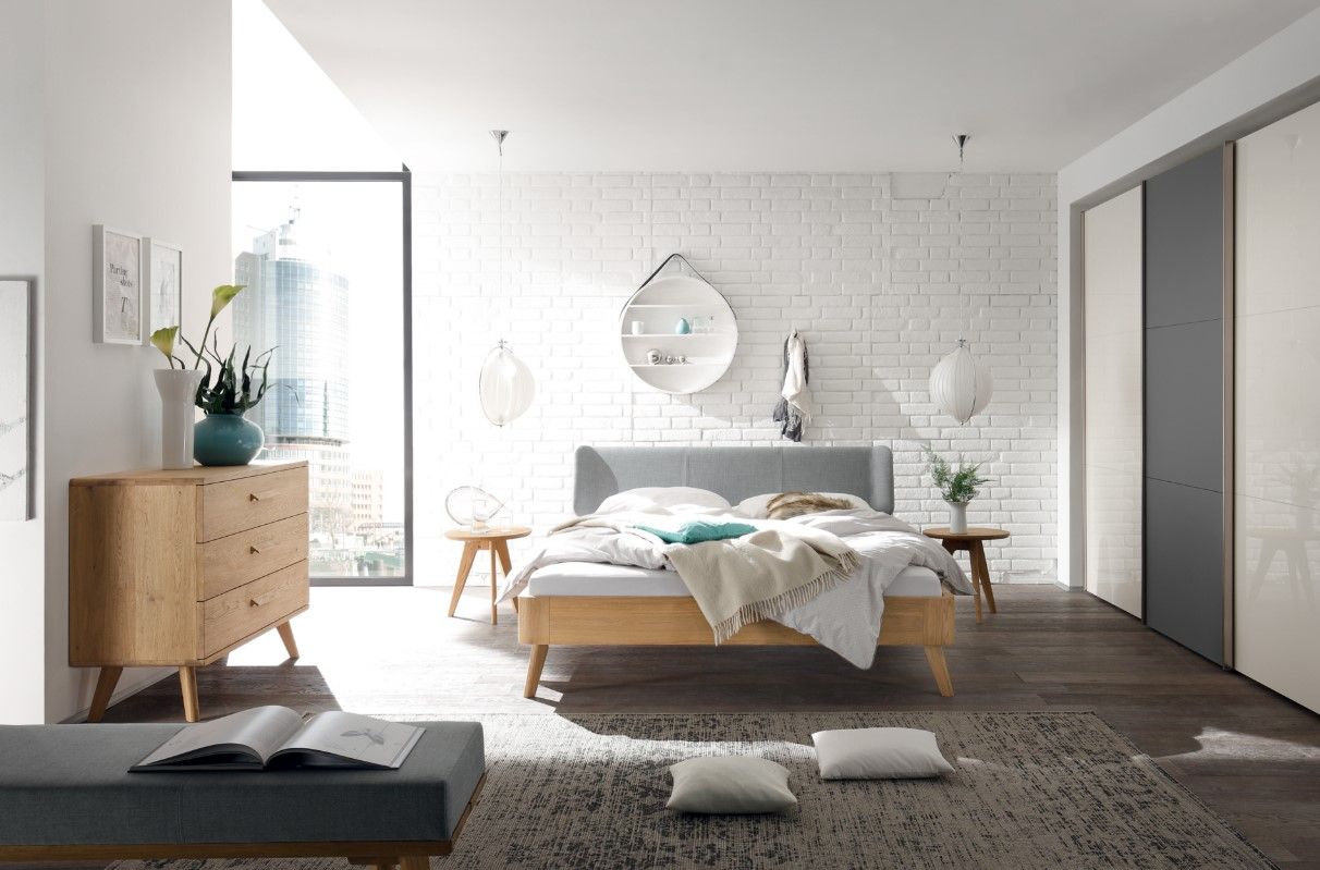 Lit Oak-Bianco Hasena Au Logis Ameublements