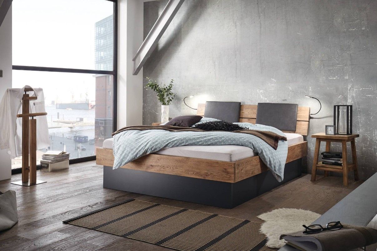 Lit Oak-Vintage Hasena Au Logis Ameublements