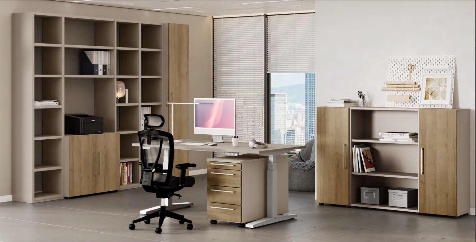 Bibliothèque à système de colombage Omlin Au Logis Ameublements