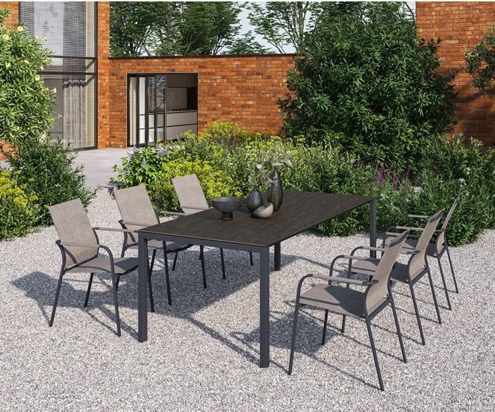 Table de jardin Etna fixe ou à rallonge(s) Sit-Mobilia Au Logis Ameublements