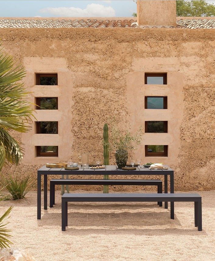 Table de jardin Rio Alu 210 Extensible Nardi Au Logis Ameublements