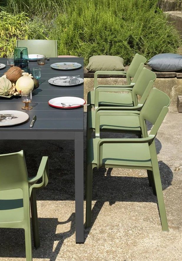 Table de jardin Rio Alu 140 Extensible Nardi Au Logis Ameublements