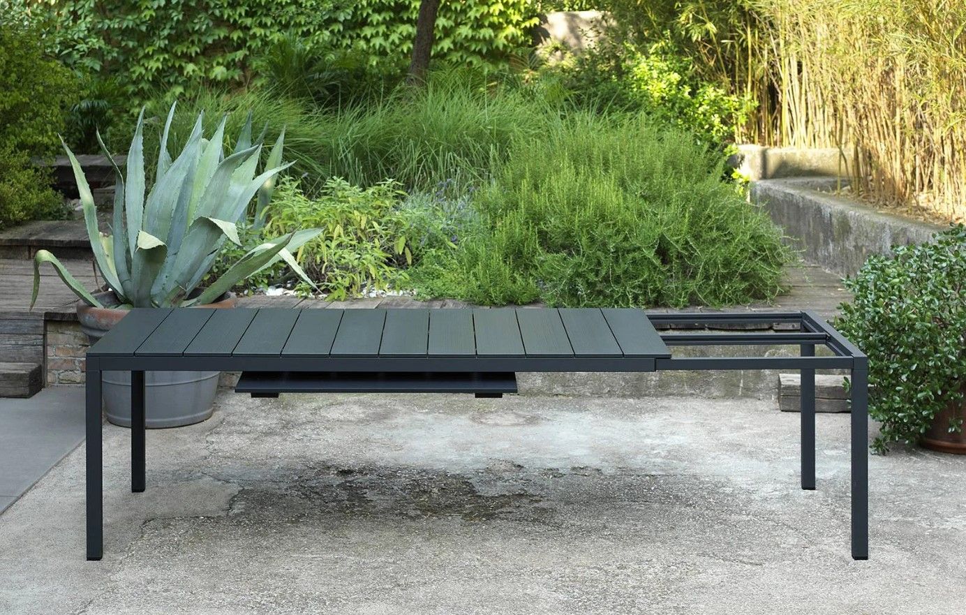 Table de jardin Rio Alu 140 Extensible Nardi Au Logis Ameublements