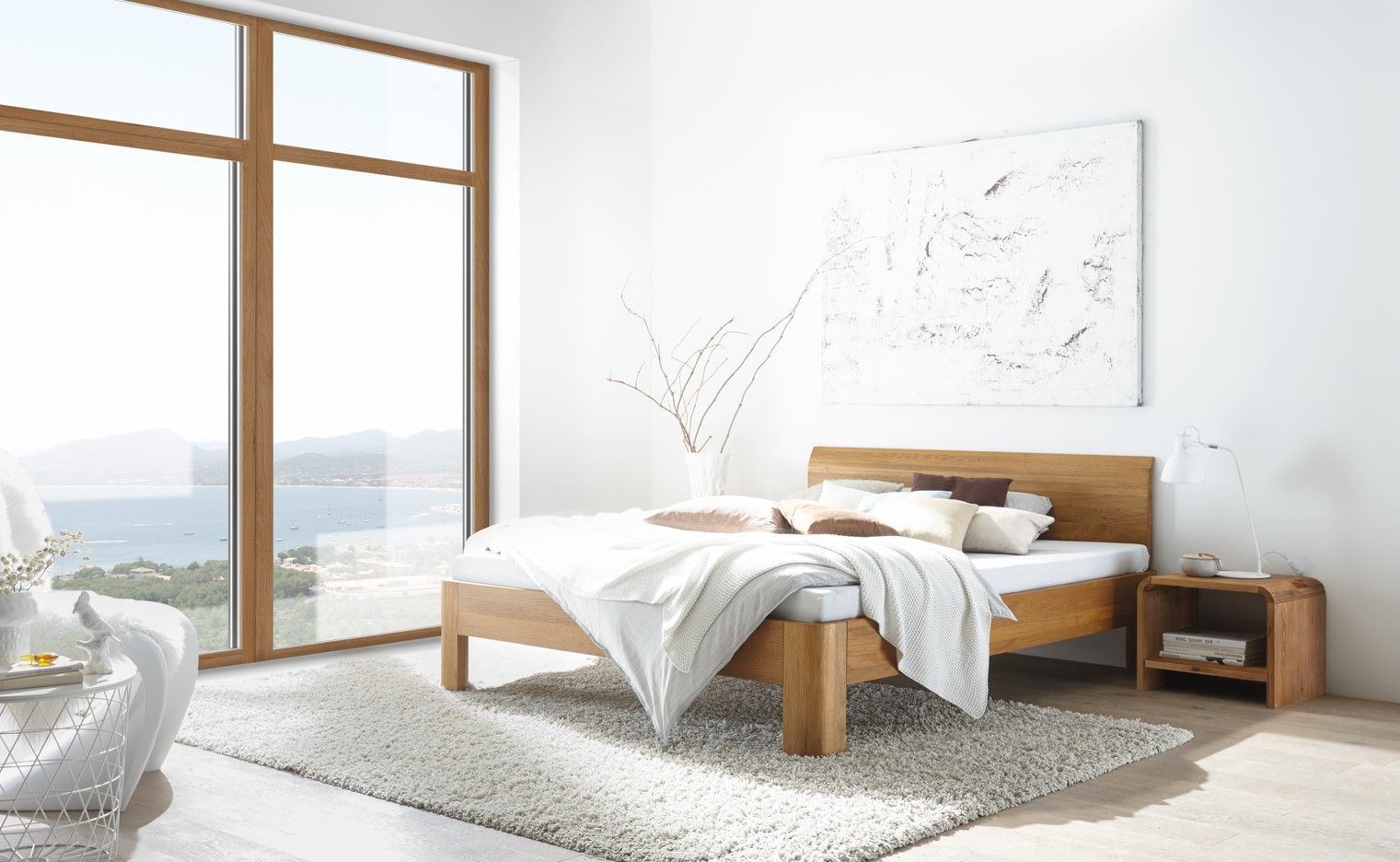 Cadre de lit Programme Oak-Line Hasena Au Logis Ameublements