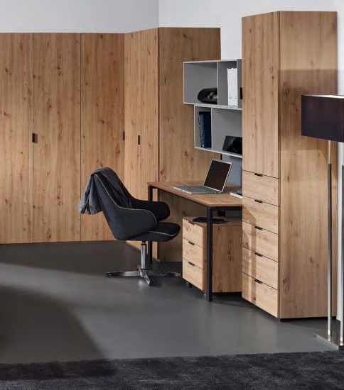 Bureau à pieds en U noir Omlin Au Logis Ameublements