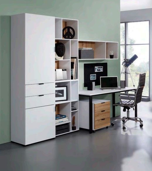 Bureau à pieds en U noir Omlin Au Logis Ameublements