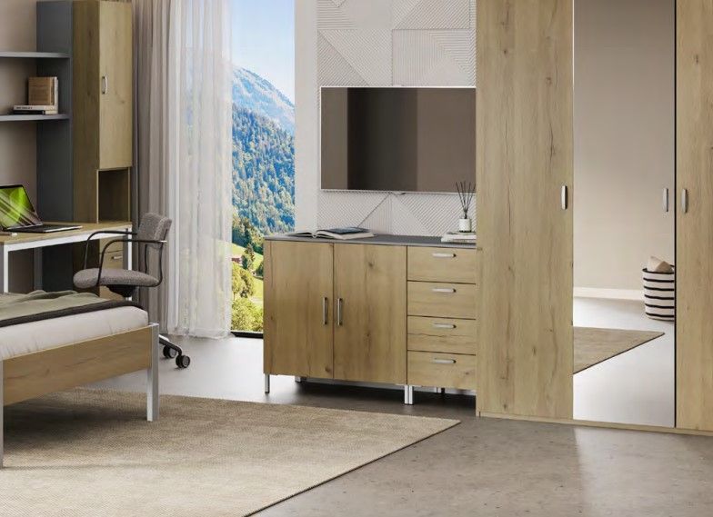Meuble compact 2 portes et 1 rayon 1237 Window Omlin Au Logis Ameublements