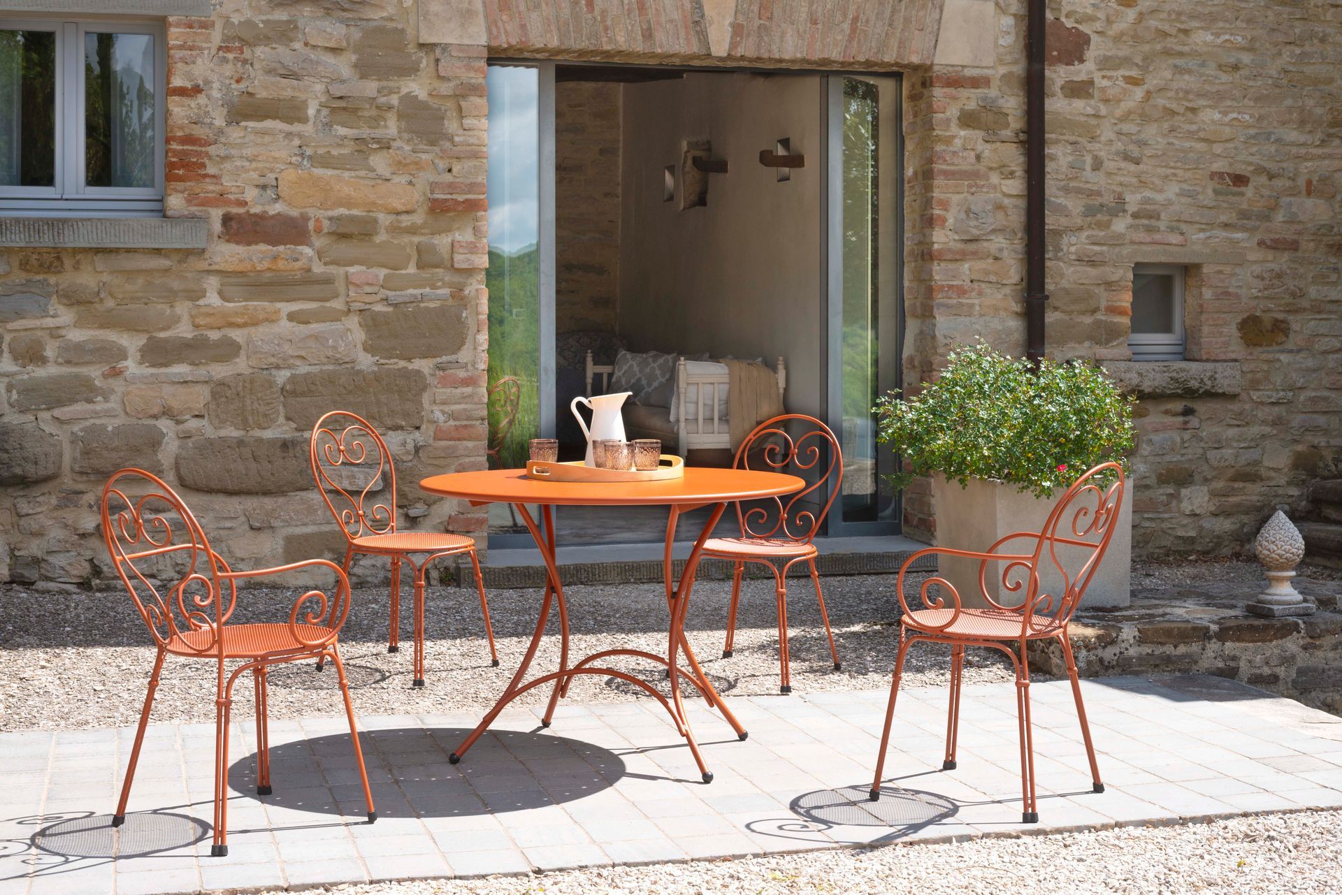 Chaise de jardin en métal Pigalle Emu Au Logis Ameublements