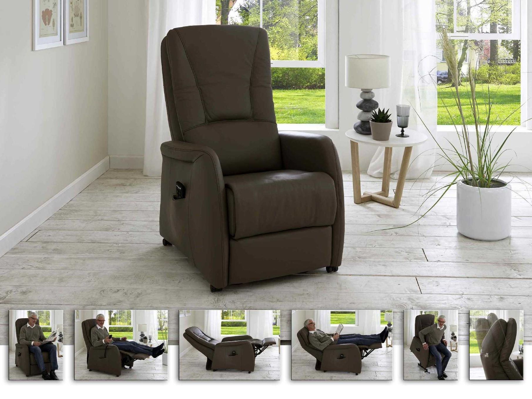 Fauteuil relax électrique HU-AP15035 Hukla Au Logis Ameublements
