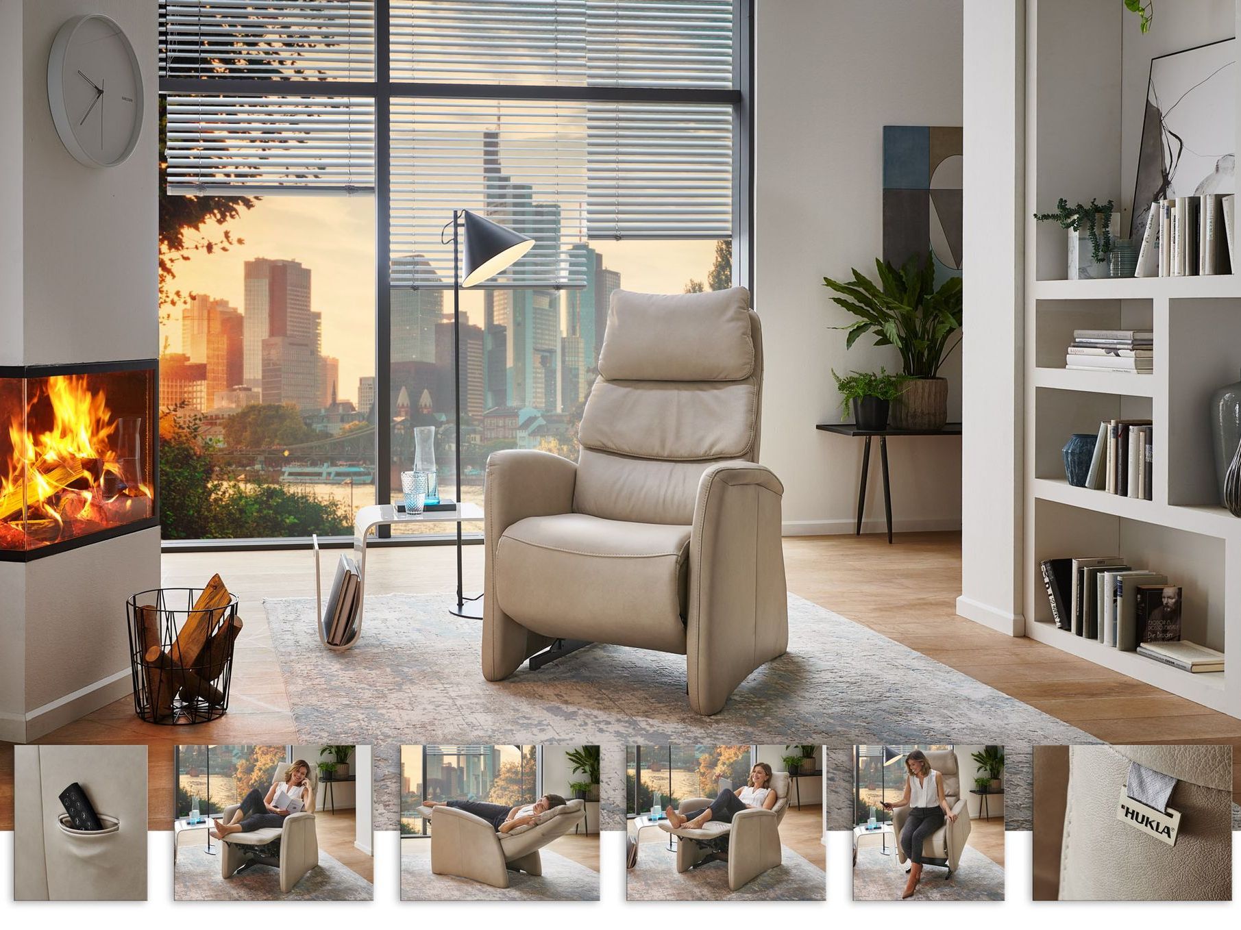 Fauteuil relax électrique HU-EC21007 Hukla