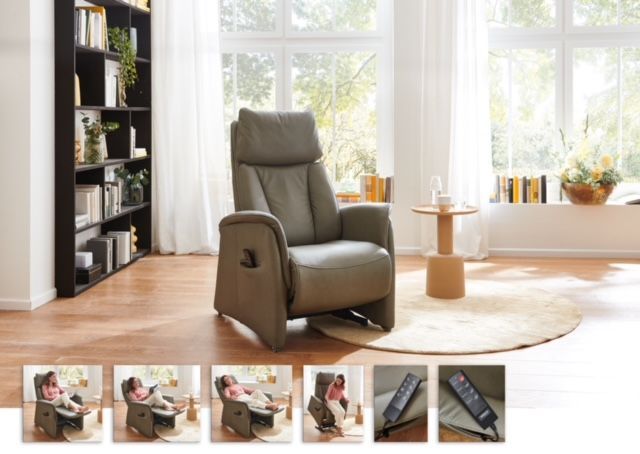 Fauteuil relax électrique HU-EC22138 Hukla Au Logis Ameublements