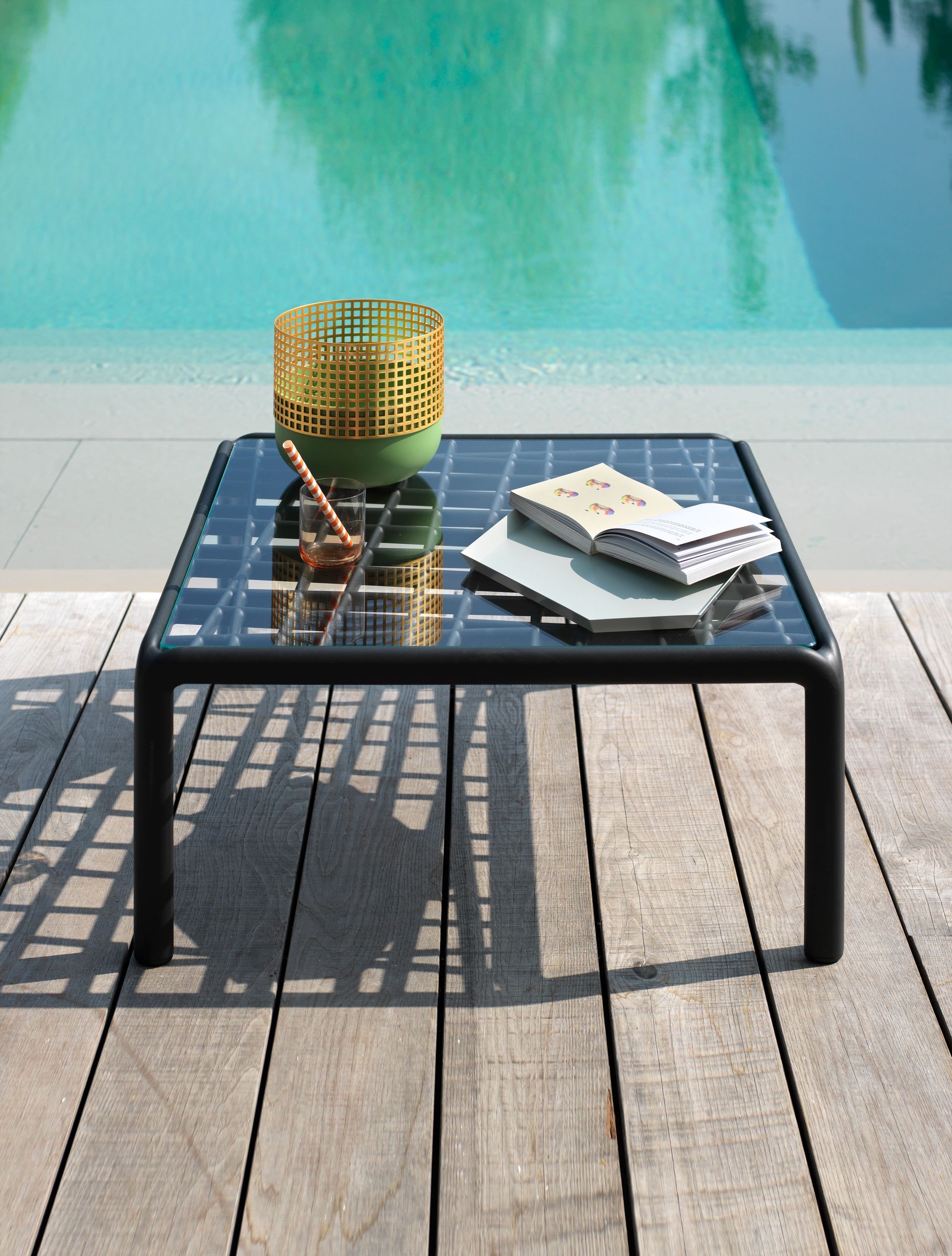 Table basse Tavolino/Tavolino Vetro Komodo Nardi Au Logis Ameublements