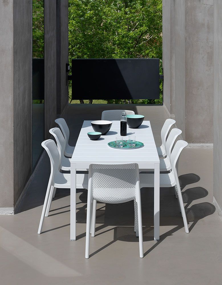 Table de jardin Rio Alu 140 Extensible Nardi Au Logis Ameublements